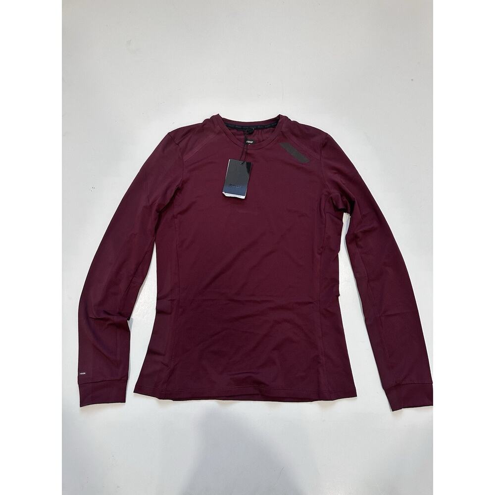Soar Merino LS Women’s Tech T Size XS Windsor wine